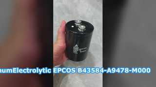 EPCOS B43584-A9478-M000 4700µF 400V Snap-In Capacitor | Technical Review & Sourcing | CXY Trade PLC